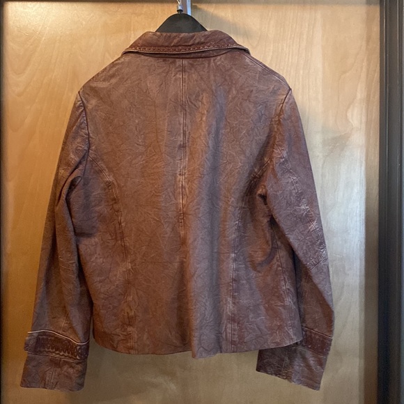 Scully Brown Leather Jacket; Size XXL - Picture 6 of 13